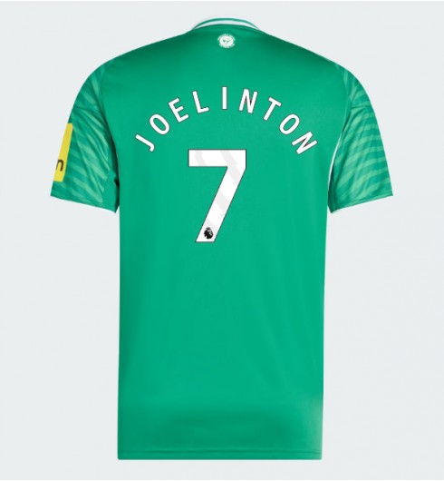 Moške Nogometnih dresov Newcastle United Joelinton #7 Gostujoči 2025-26 Kratki rokavi Moške Nogometnih dresov Newcastle United Joelinton #7 Gostujoči 2025-26 Kratki rokavi